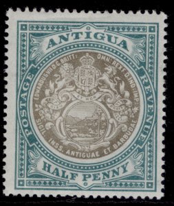 ANTIGUA EDVII SG31, ½d grey-black & grey-green, M MINT.