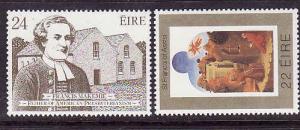Ireland-Sc#517-18-unused NH set-St Francis of Assisi-Francis Makemie-1982-
