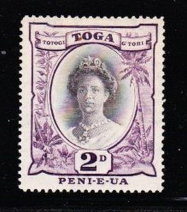 Album Treasures Tonga Scott # 55 2p Queen Salote Mint Hinged-