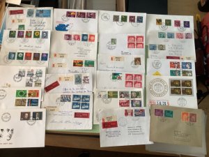 Switzerland postal  covers  22 items Ref A2203
