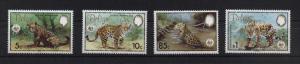 Belize Wild Cats/WWF 1983 Mi#719-22 MNH