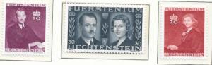 Liechtenstein #185-187 Marriage of Prince Franz Joseph ( MNH)  CV $3.50