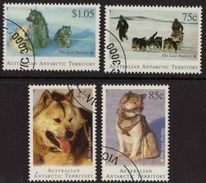 Thematic stamps A.A.T 1994 HUSKIES 4v used