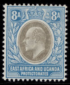 EAST AFRICA and UGANDA EDVII SG25, 8a grey & pale blue, NH MINT.