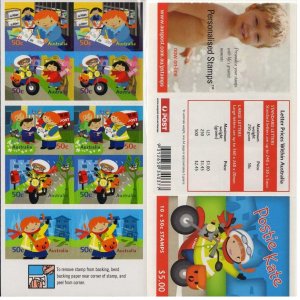 Australia 2006 MNH Booklet Stamps Scott 2533a Cartoons Post Motorcycle