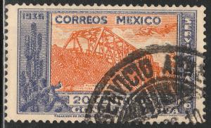 MEXICO C78, 20cents HIGHWAY INAUGURATION, USED. (580)