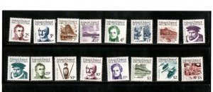 Micronesia 1984 - Set of 16 Stamps - Definitive - Scott #5-20 - MNH