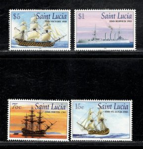 ST. LUCIA SC# 1151-54 FVF/MNH