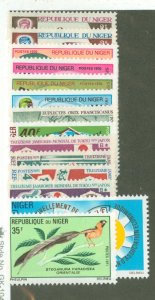 Niger #228/244  Single (Complete Set)