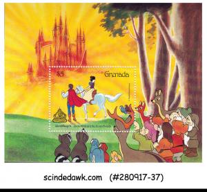 GRENADA - 1987 DISNEY'S  SNOW WHITE & SEVEN DWARFS MIN/SHT MNH