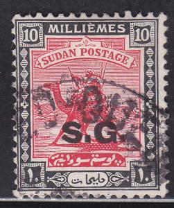 Sudan O33  Camel Post Official 1948