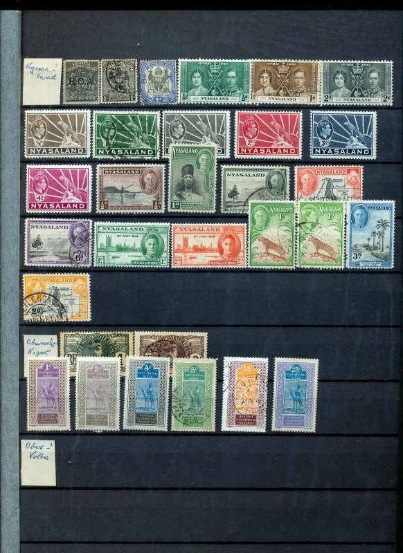 French Africa Mauritania Camerouns Natal Kenya Port.Cols OLD M&U(Apprx 350)NS552