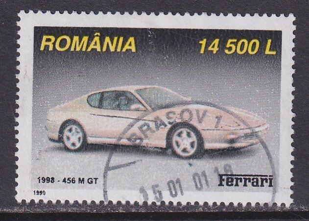 Romania (1999) #4341 (2) used; top value of the set