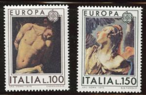 Italy Scott 1183-1184  MNH** 1975 Europa set