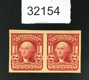 US  STAMPS # 320A MINT OG H PAIR XF LOT #32154