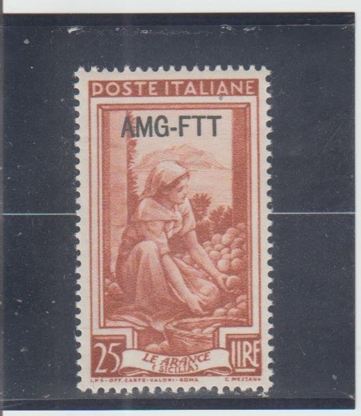 Trieste  Scott#  99  MH  (1950 Overprinted)