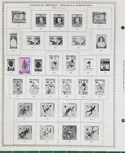 Dominican Rep. Stamp Collection approx. 85 Stamps Mint & Used ZAYIX 0825BB3704