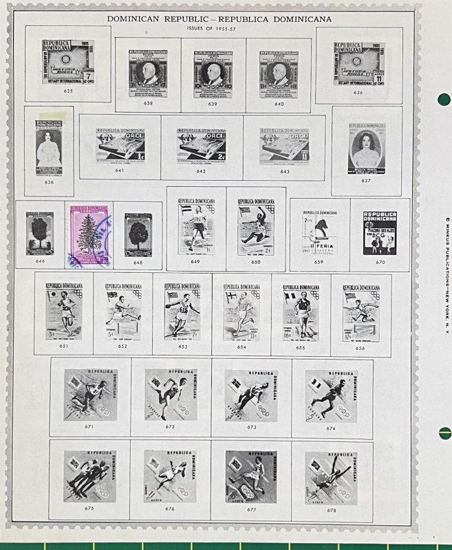 Dominican Rep. Stamp Collection approx. 85 Stamps Mint & Used ZAYIX 0825BB3704