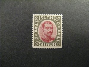 Iceland #125 mint hinged  b23.7 834