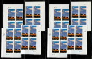 1998 WISCONSIN Sc 3206 MATCHED Plate Blocks TYPE I & Type II