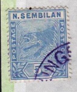 Malaya-Negri Sembilan Scott 4 Used (Catalog Value $47.50)