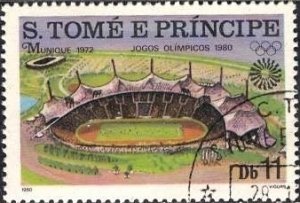 St Thomas & Prince; 1980: Sc. # 569: Used CTO Single Stamp