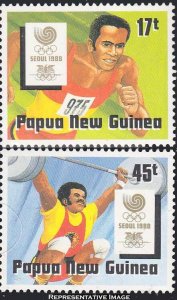 Papua New Guinea Scott 701-702 Mint never hinged.