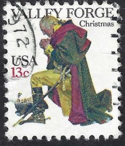 United States #1729 13¢ Christmas - Valley Forge  (1977). Used.