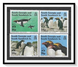 South Georgia #170-173 Penguins Set MNH