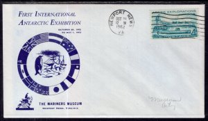 US First International Antarctic Exhibition 1962 Mariners Museum Cover