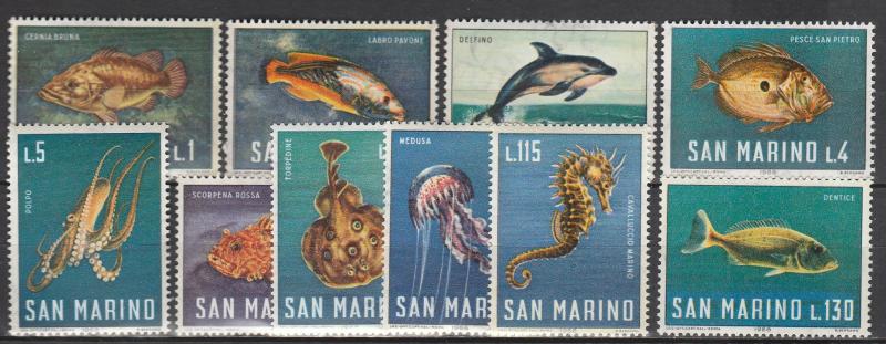 San Marino #643-52   MNH CV $2.50 (A9039)