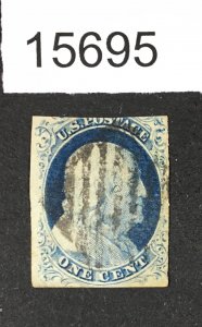 MOMEN: US STAMPS # 9 USED LOT #15695