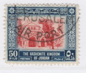 1955-64 Jordan with Wmk 50f Used Stamp A22P1F7654-