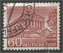 BERLIN, 1949, used 60pf Buildings Scott 9N54