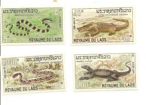Laos 156-159 MNH