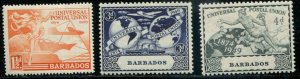 Barbados SC# 212-4 UPU Anniversry MH