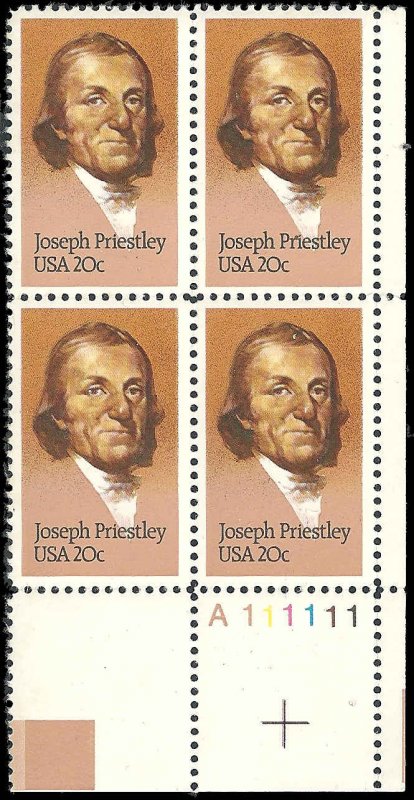 US - #2038 - MNH - Plate Block of 4 - SCV-1.75