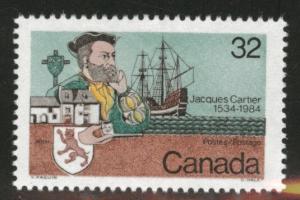 Canada Scott 1011 MNH** 1984 Jacques Cartier ship stamp