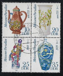 Germany DDR Scott # 2235a, postally used, se-tenant