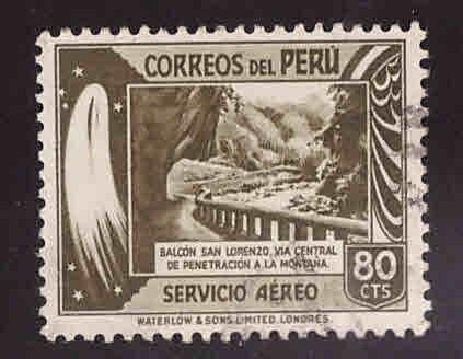 Peru  Scott  C56 used stamp