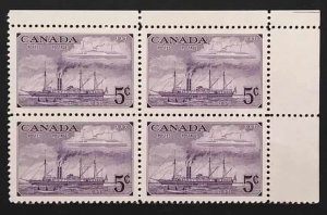 Canada 312 Corner Block UR VF MNH