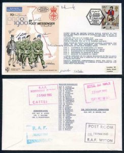 C64c To London by Foot Messenger Signed Fg Off Brook 10 Foot Messengers (D)