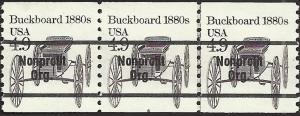 # 2124a - PNC 4 - MINT NEVER HINGED PRE-CANS. BUCKBOARD