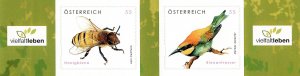 Austria 2216-2217 MNH stamps wildlife animals honey bees bee-eater bird (3)
