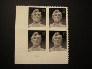 Scott 4860, 21c Abraham Lincoln, PB4 #C111 LL, MNH Regular Beauty