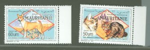 Mauritania #693-94  Single (Complete Set) (Animals)