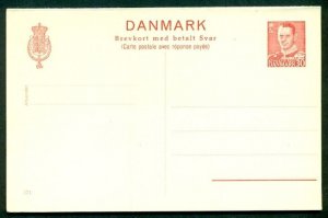 DENMARK 30ore, #171, double card (107) unused, VFN