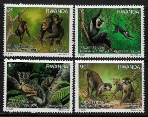 Rwanda #1306-9 MNH Set - Primates - Nyungwe Forest