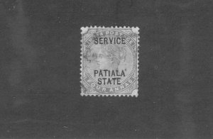 INDIA PATIALA STATE 012 USED BIN $0.50