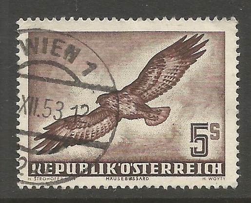 AUSTRIA  C58  USED,  BUZZARD